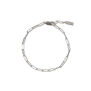 Silver paperclip bracelet by Mounir